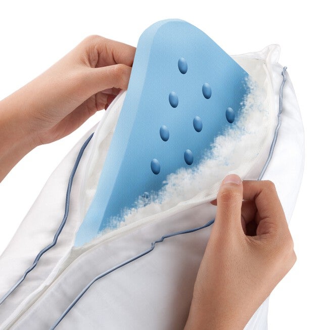 SensorPEDIC MemoryLOFT Deluxe Gusseted Pillow with Memory Foam Center, , alternate image number 2