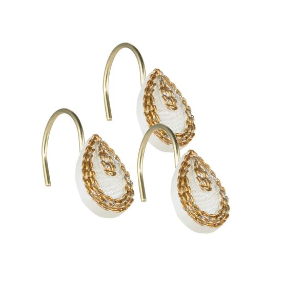 Seraphina Shower Hooks, BEIGE GOLD, hi-res image number null
