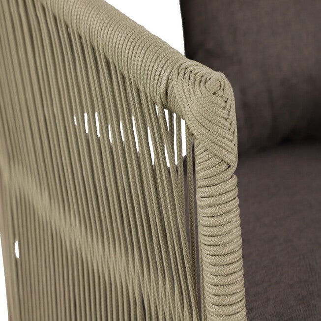 Grey Metal Modern Outdoor Chair, , alternate image number 5