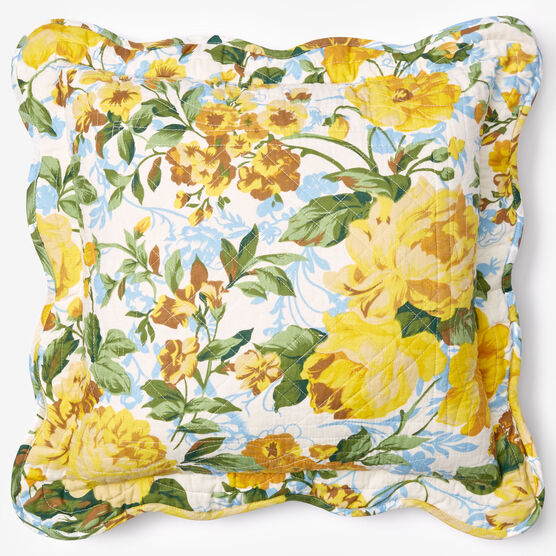 Florence 16" Square Pillow, FLORAL MULTI, hi-res image number null