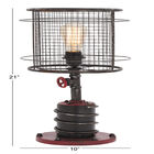 Set Of 2 Red Metal Industrial Accent Lamp, , alternate image number 5