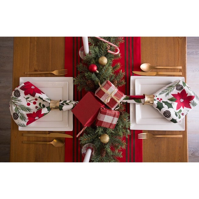 Woodland Christmas Napkin, Set of 6, , alternate image number null