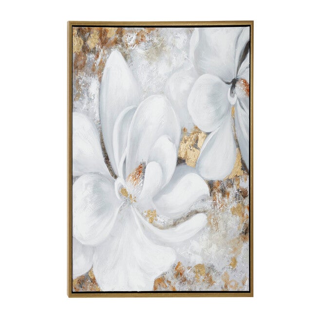 White Country Canvas Wall Art Framed Wall Art, WHITE, hi-res image number null