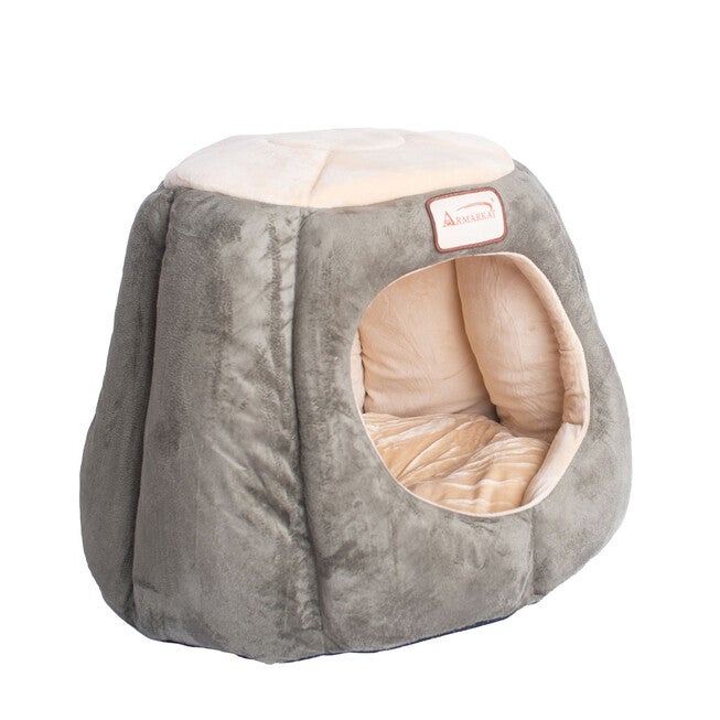 Cat Cave Shape Pet Bed With Anti- Slip Waterproof Base, , alternate image number 4