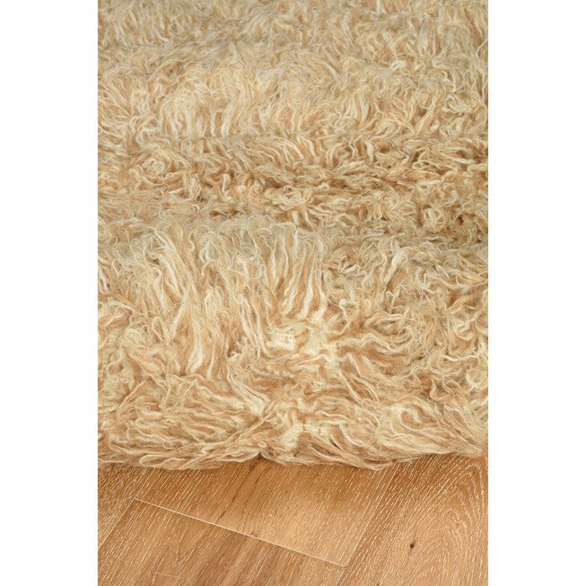 Flokati Tan Rug, , alternate image number 4