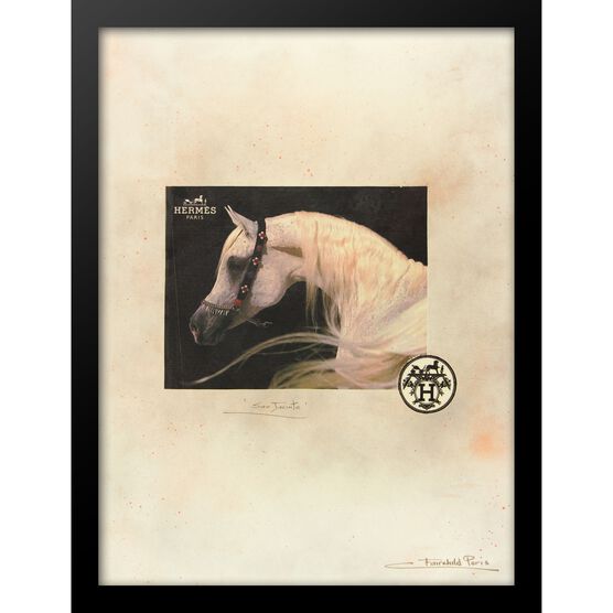 Hermes Horse 14x18 Framed Print, TAN, hi-res image number null
