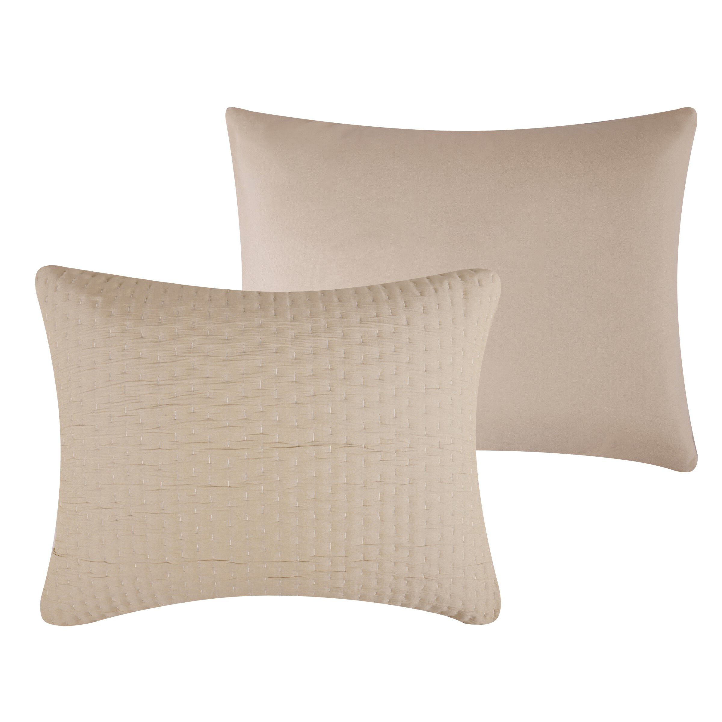 Homestead Rustic Farmhouse Matelassé Coverlet Set, NATURAL, alternate image number 4