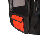 Portable Pet Dog Kitten Playpen In Black And Red Combo, , alternate image number null