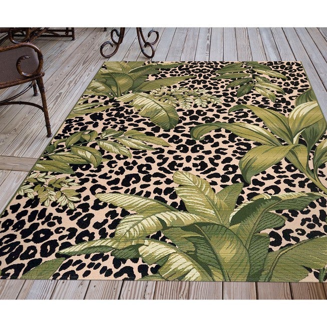 Liora Manne Marina Safari Indoor/Outdoor Rug 23 inchesX7 feet 6 inches, , alternate image number 9