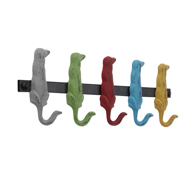 Multi Colored Metal Farmhouse Wall Hook Wall Hook, , alternate image number null