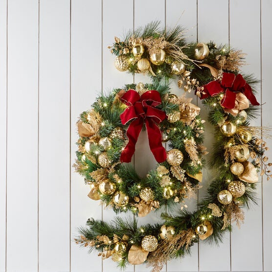 PRE-LIT REGAL 24" Wreath, , alternate image number null