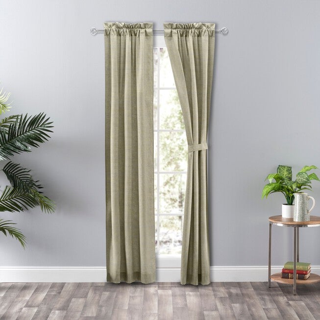 Lisa Solidtextured Tailored Panel Pair, MIST, hi-res image number 0