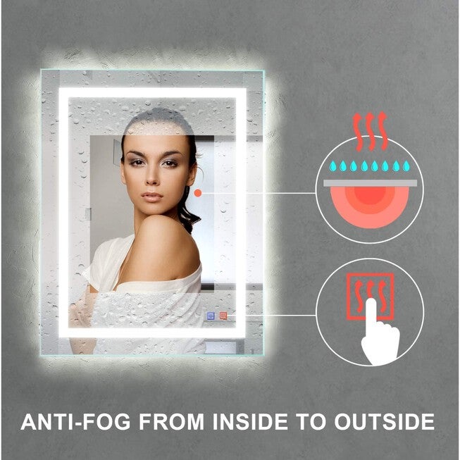 Bathroom Vanity Mirror With Anti-Fog, , alternate image number null