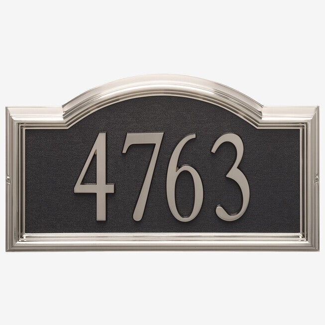 Design-it 4 Arch Plaque , BRUSHED NICKEL, hi-res image number 0
