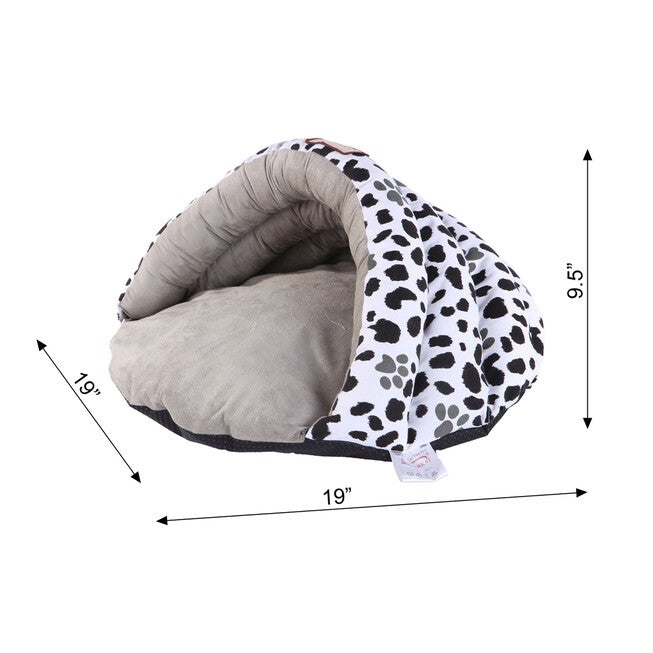Slipper Cat Bed, Cozy Cave Pet Bed , Aniti Slip Warm Bed For Cats And Small Dogs, , alternate image number 4