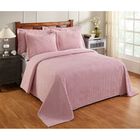 Better Trends Jullian Collection in Bold Stripes Design Bedspread, PINK, hi-res image number null