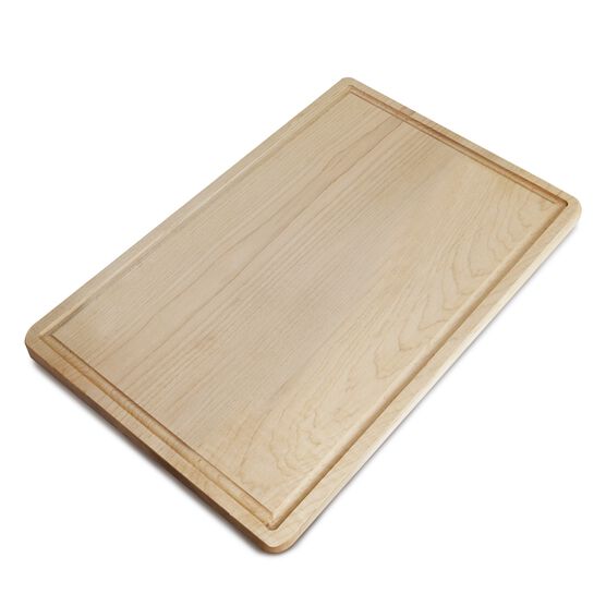 Delice Maple Rectangle Cutting Board with Juice Drip Groove, NATURAL, hi-res image number null