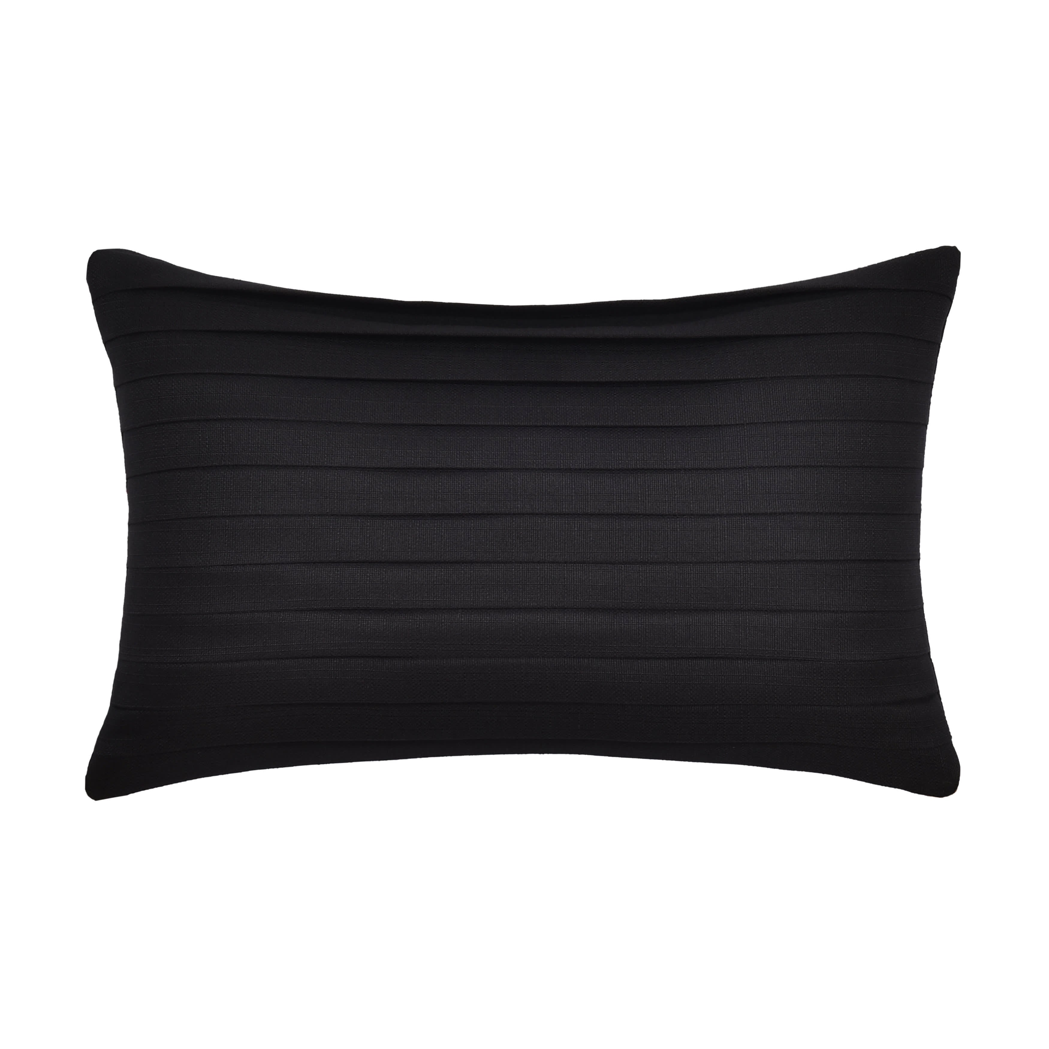 Calabria Boudoir Decorative Throw Pillow, BLACK, hi-res image number 0