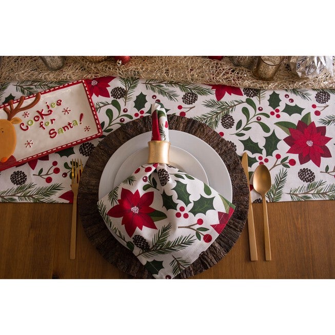 Woodland Christmas Napkin, Set of 6, , alternate image number null