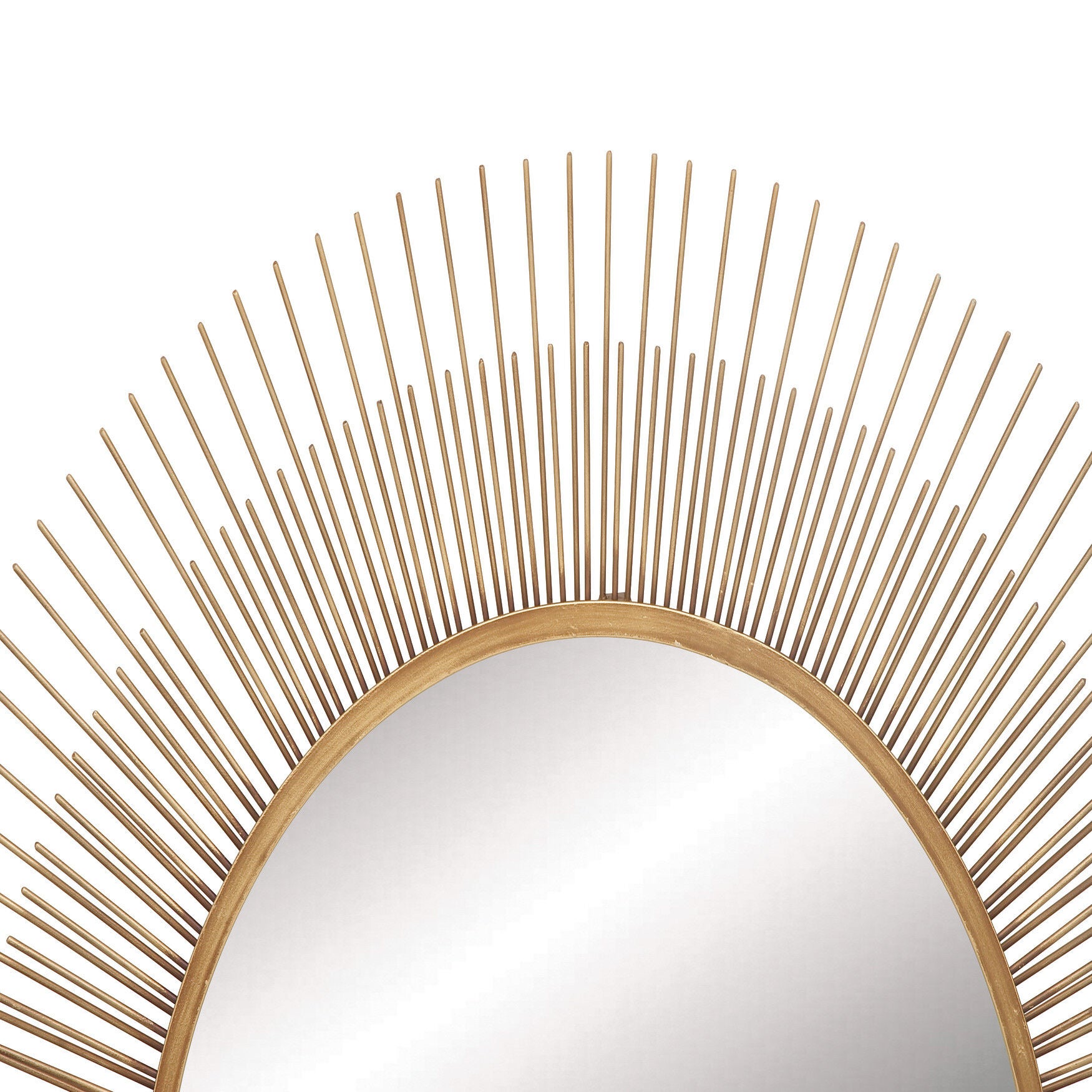 Gold Modern Metal Wall Mirror, , alternate image number 3