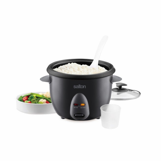 Automatic Drum Style Rice Cooker & Steamer - Black - 10 Cups, , alternate image number null