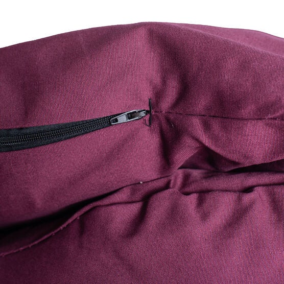 Bolstered Pet Dog Bed, Burgundy, Large, , alternate image number null