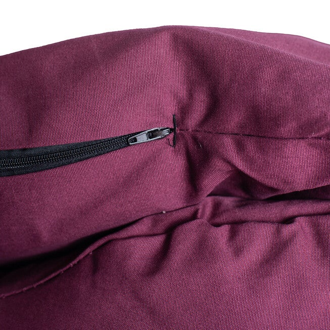 Bolstered Pet Dog Bed, Burgundy, Large, , alternate image number null