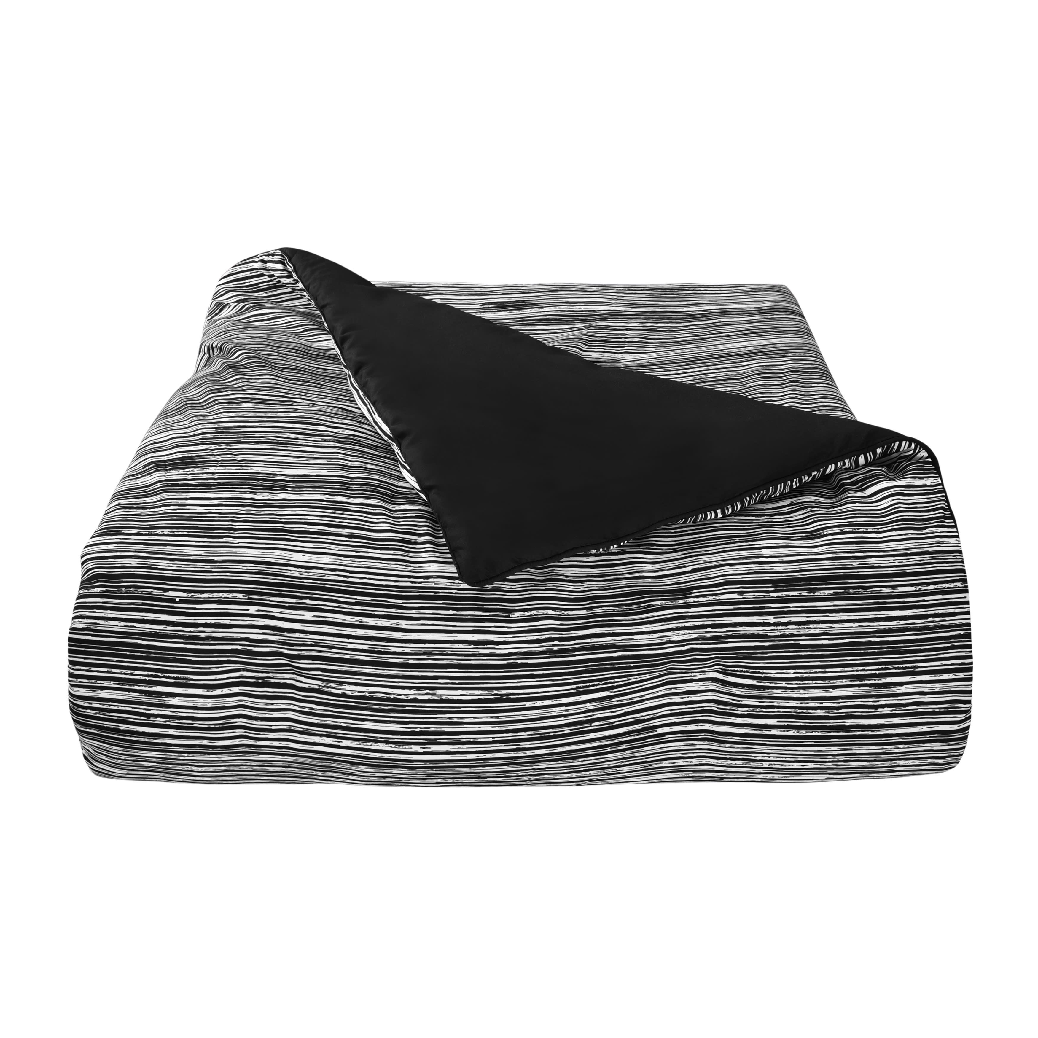 Dalton 3 Piece Comforter Set, BLACK, alternate image number 5