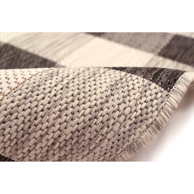 Liora Manne Portofino Texture Plaid Indoor/Outdoor Rug, , alternate image number 4