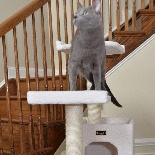 Real Wood 68 inches Six Levels Cat Tree Condo, , alternate image number 4