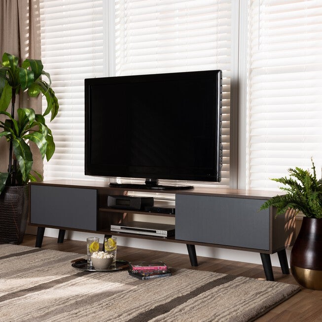 Clapton Wood Tv Stand Furniture, , alternate image number null