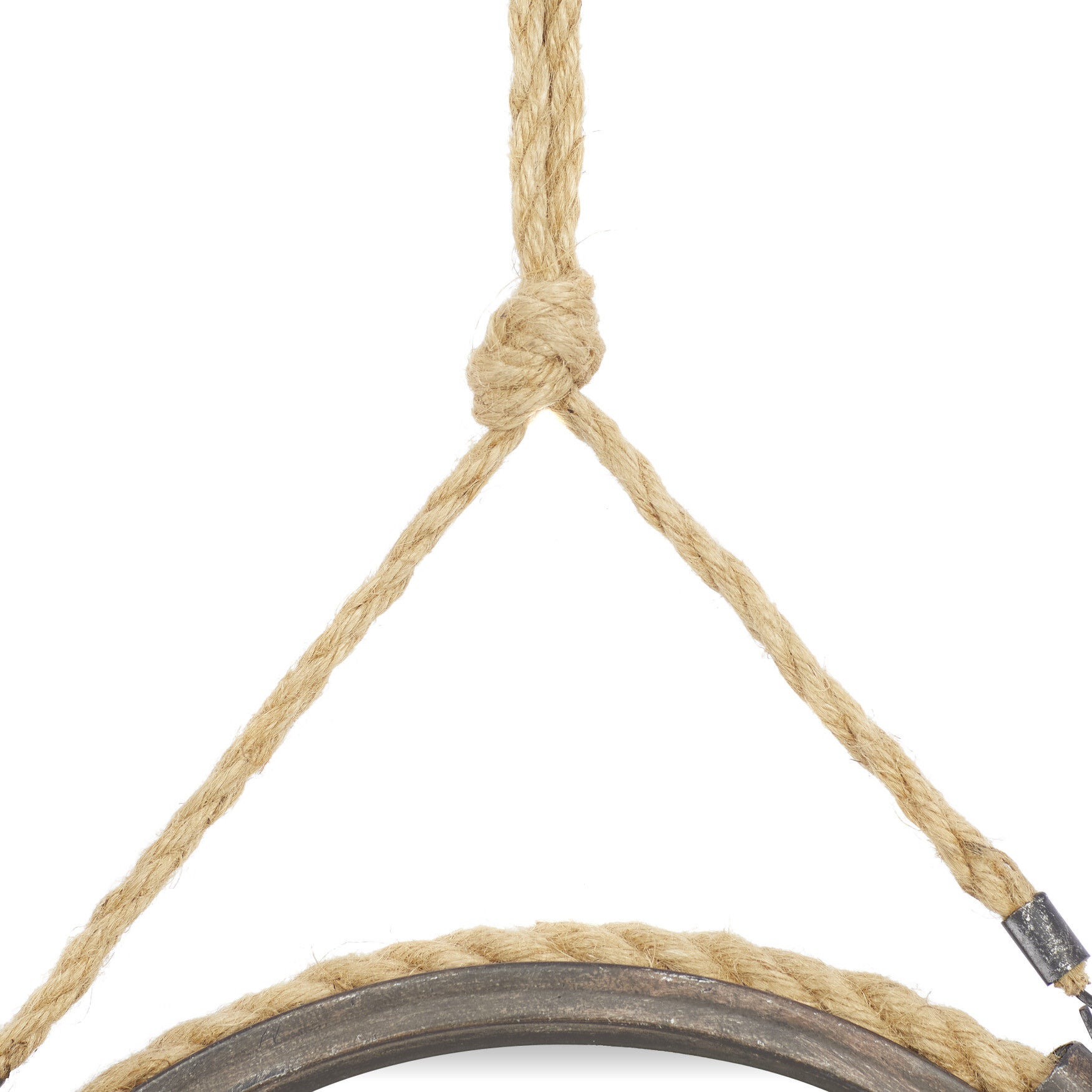 Set Of 2 Brown Metal Rustic Wall Mirrors, , alternate image number 5