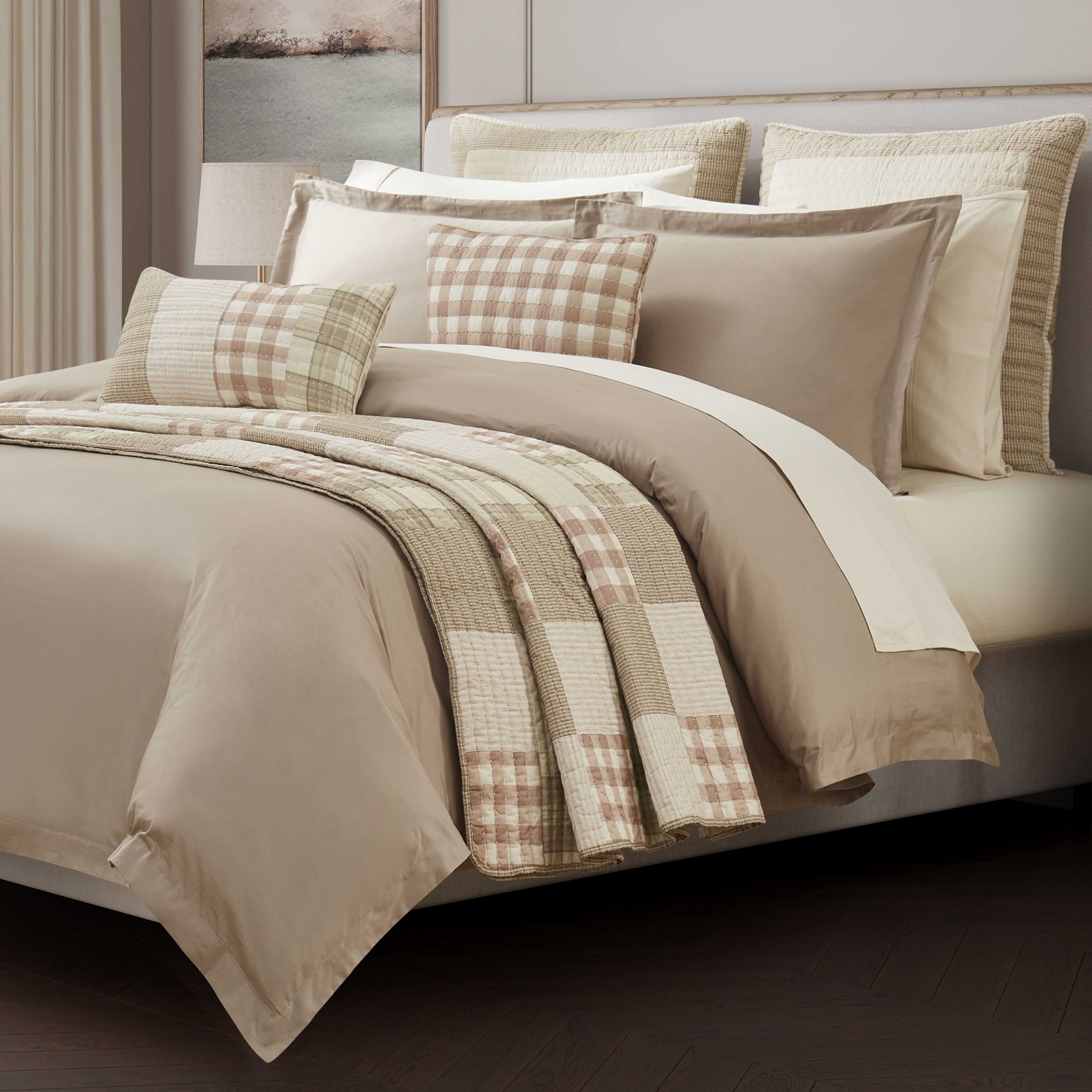 MAYFAIR QUILT KING/CAL KING QUILT, BLUSH, alternate image number 2