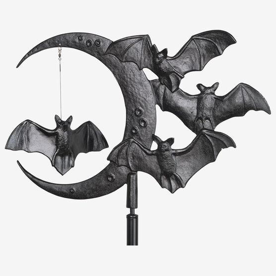 Halloween Bat Garden Weathervane, , on-hover image number null