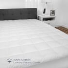 SensorPEDIC Luxury Top Loft Gel Fiber Mattress Pad, , alternate image number null