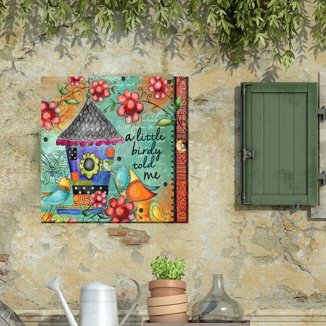 LITTLE BIRDY OUTDOOR ART 24X24, , on-hover image number null