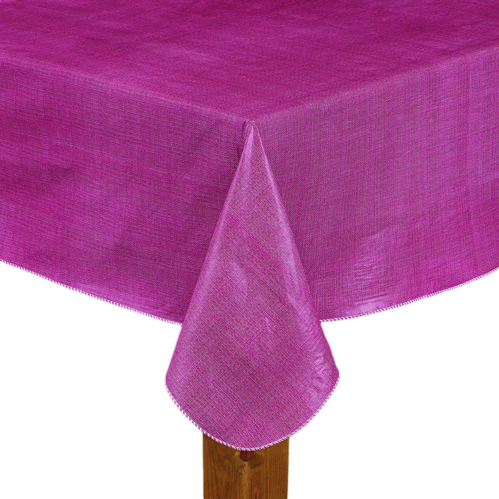 CAF&Eacute; DEAUVILLE Tablecloth, BURGUNDY, hi-res image number 0