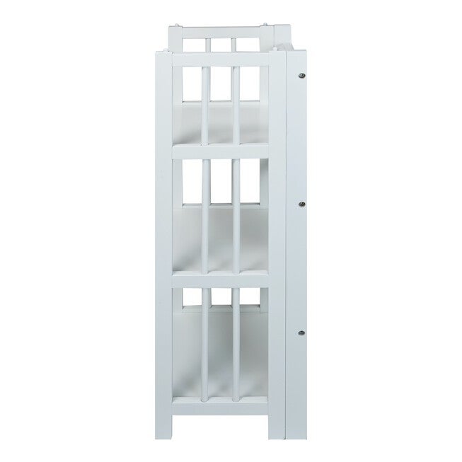3-Shelf Folding Bookcase 14 inches Wide-White, , on-hover image number 1