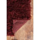 Flokati Burgundy Rug, , alternate image number null