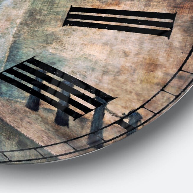 Paris Romance Couples Ii Traditional Wall Clock, , alternate image number 1