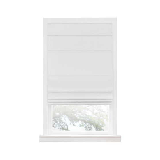 Cordless Blackout Roman Window Shade, WHITE, hi-res image number null