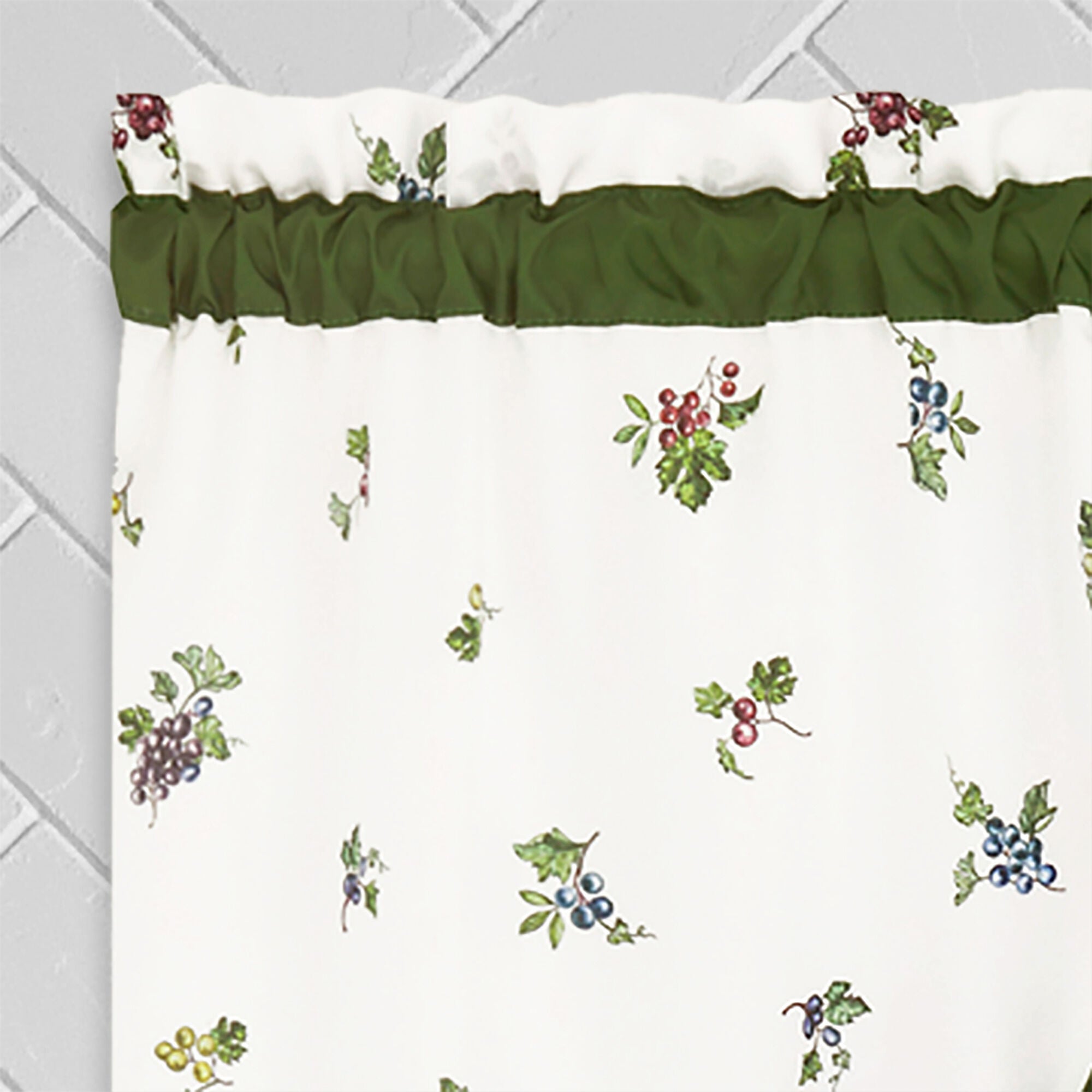 Napa Printed Tier and Swag Window Curtain Set, MULTI, alternate image number 2