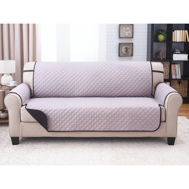 Solid Reversible Quilted Xl Sofa Furniture Protector, , on-hover image number null