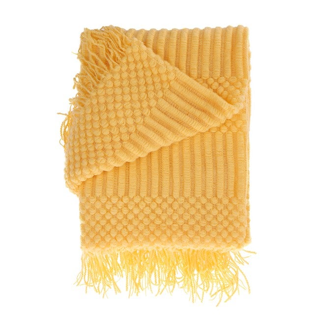Battilo Home Solid Lightweight Knit Patterned Throws for Sofa Home Decorative Bed Blanket, 50 inches x 60 inches, , on-hover image number 1