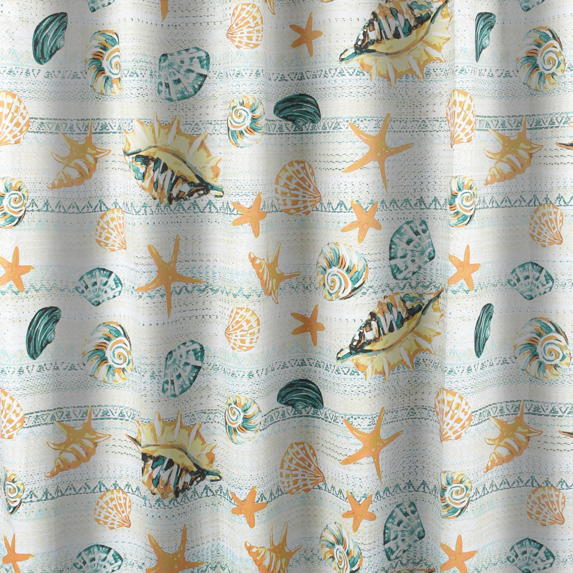 Greenland Home Fashions™ Kona Bath and Shower Curtain, OCEAN, alternate image number 2
