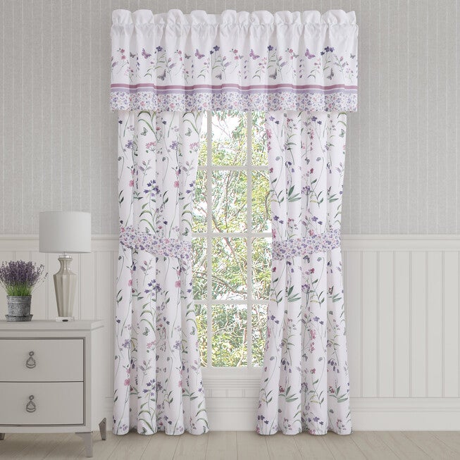 Nola 84 Inch Window Panel Pair, LILAC, hi-res image number 0