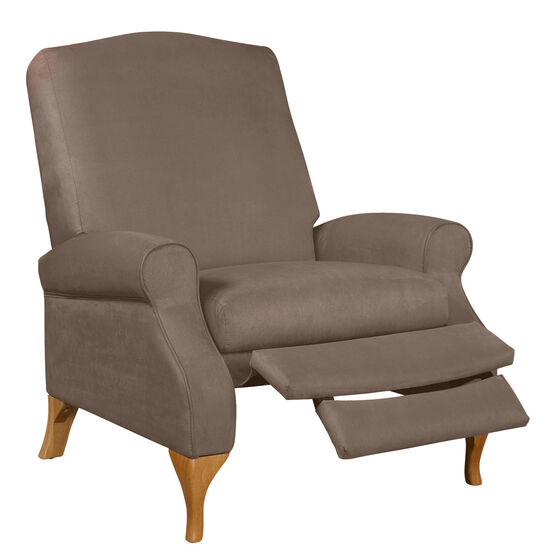350 lbs. Weight Capacity Faux Suede Recliner, MUSHROOM, hi-res image number null
