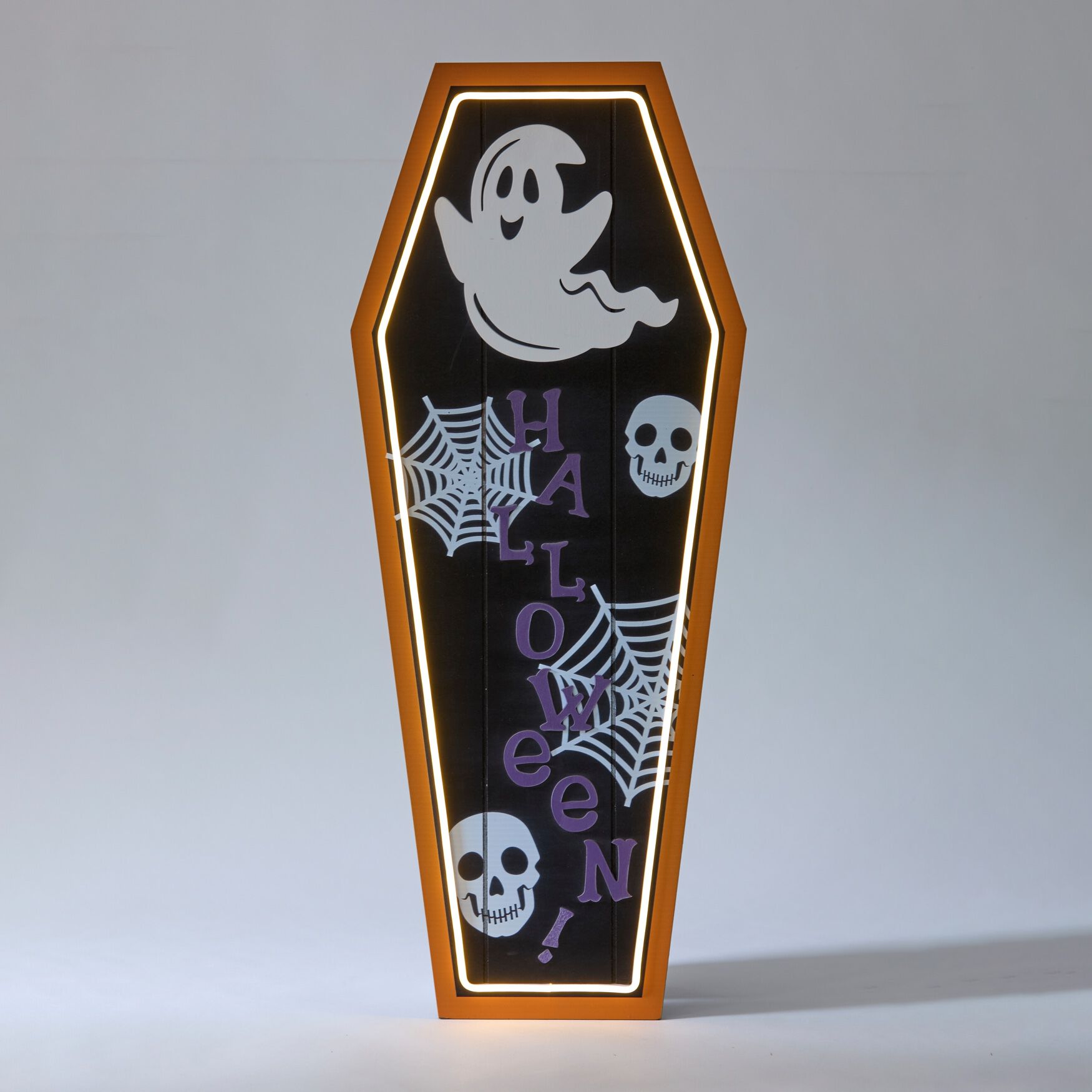 30 inchesH LED Porch Sign, BLACK, on-hover image number 1