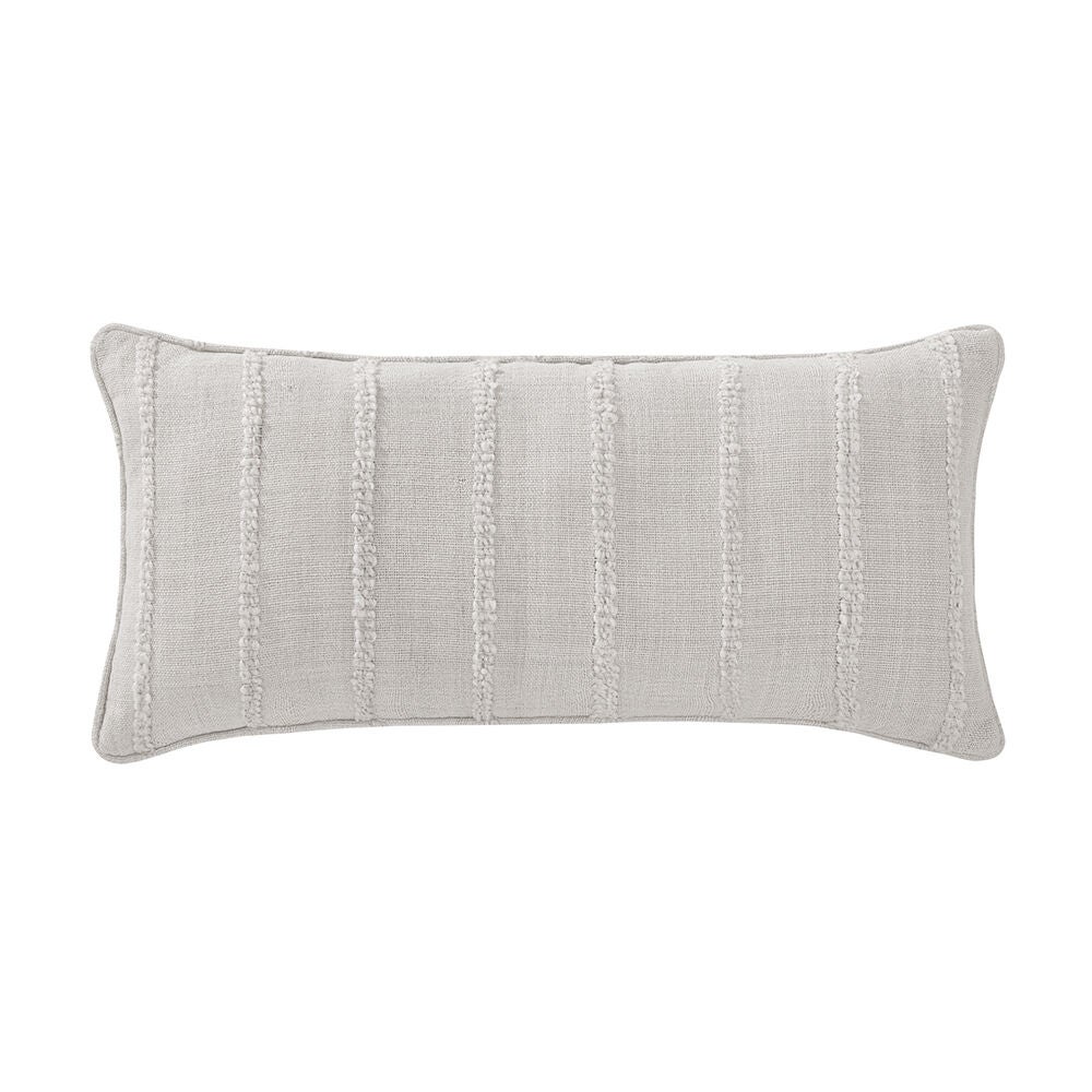 REEF BOUDOIR DECORATIVE THROW PILLOW, GREY, alternate image number 1