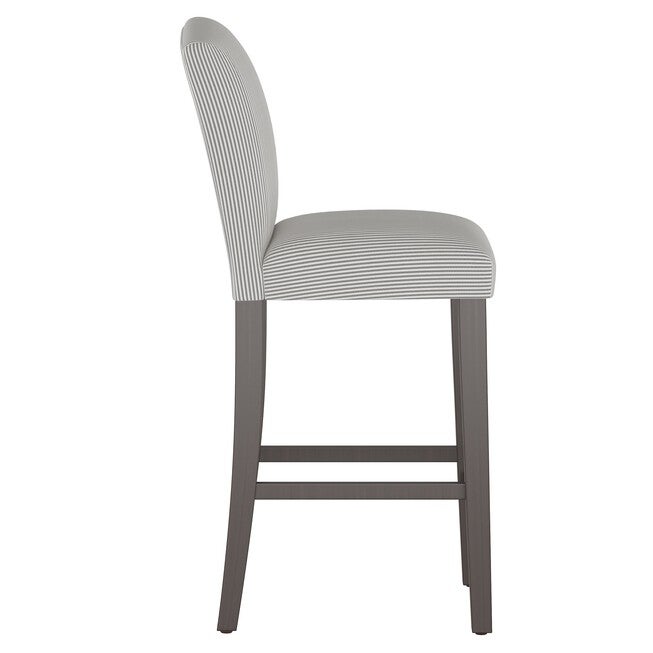Stripe Camelback Barstool, , alternate image number null